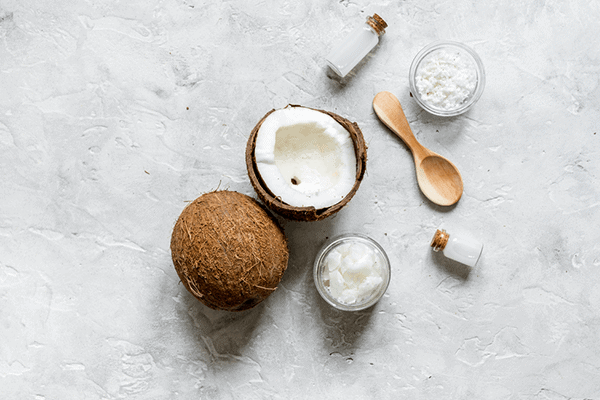 Arrangement of coconut products