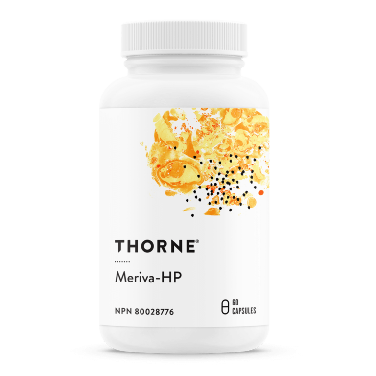brand partners Thorne Mediva 500-SF supplement bottle