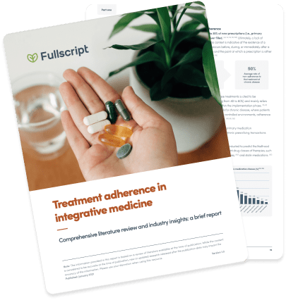 Treatment adherence report cover