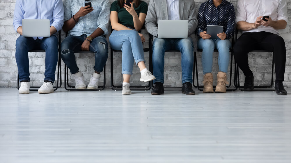 people browsing the internet using different devices