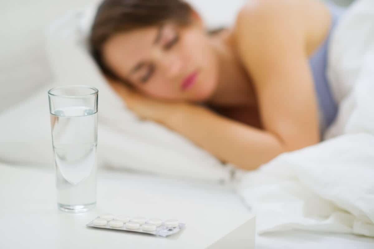 Phenibut woman sleeping