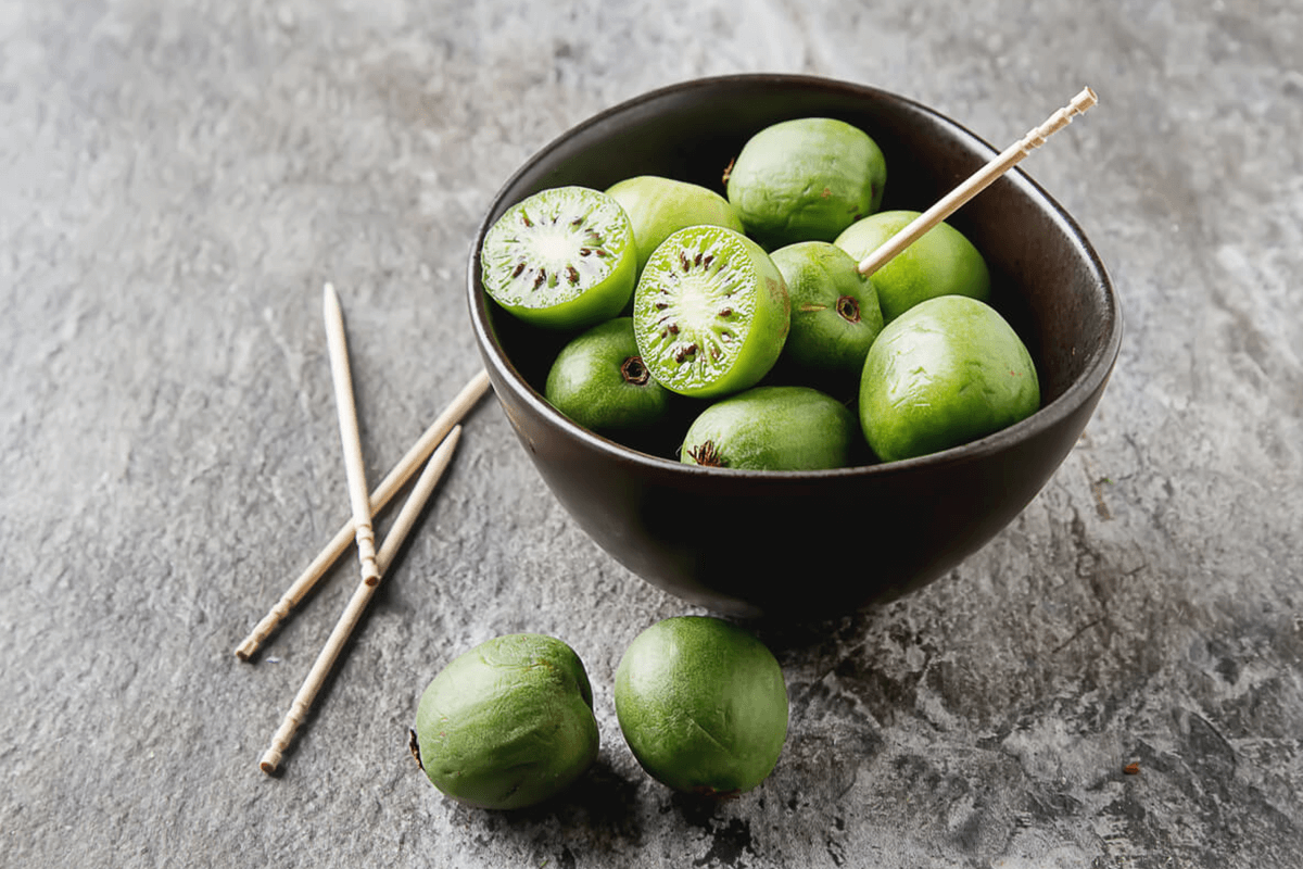 bowl of kiwi