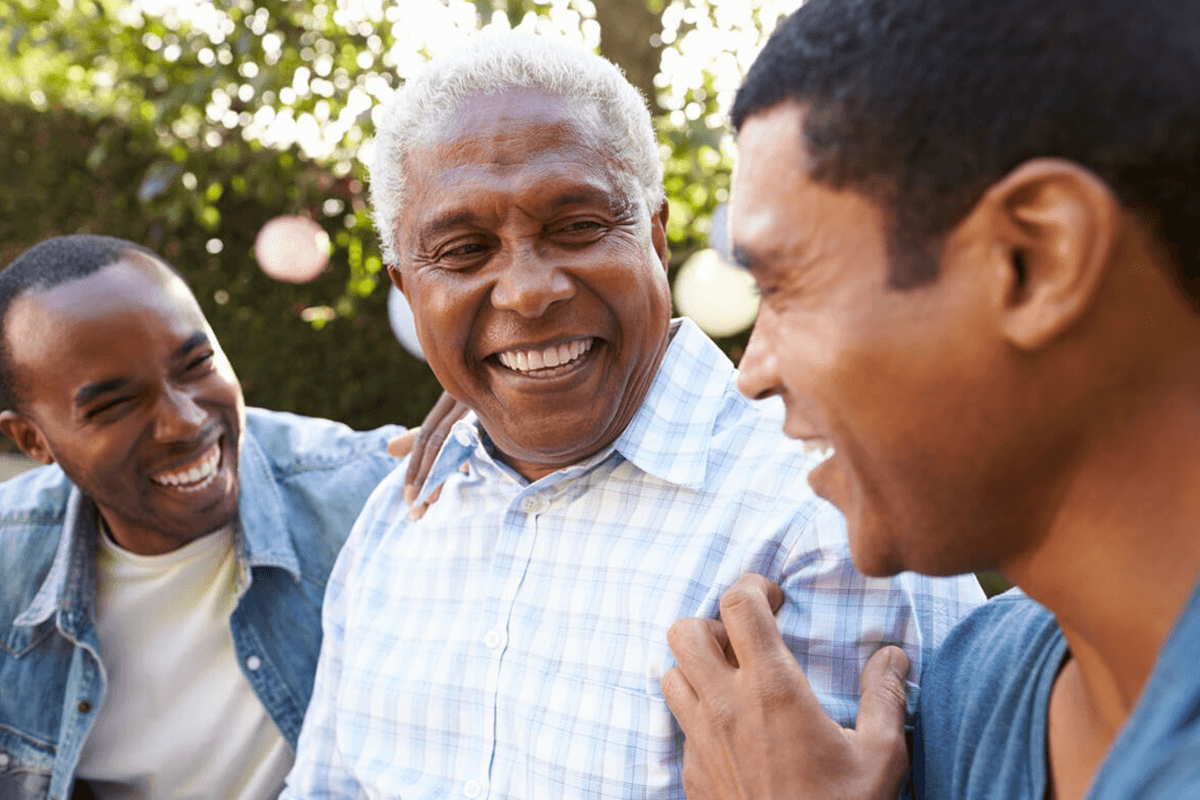 epa elderly men laughing